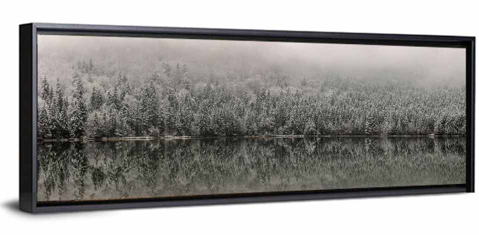 Saint Anna Lake Winter Fog Wall Art