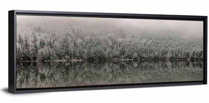 Saint Anna Lake Winter Fog Wall Art