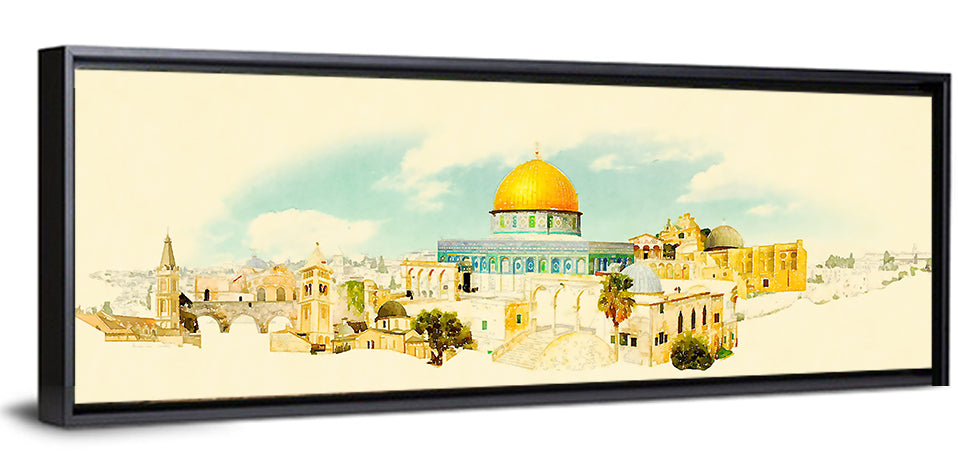 Golden Dome of the Rock, Jerusalem Wall Art