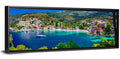 Assos Village Harbor View Wall Art