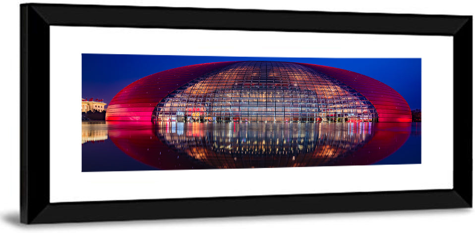 Ncpa Beijing Night Reflection Wall Art