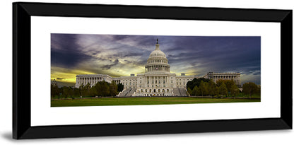 United States Capitol at Dusk Wall Art