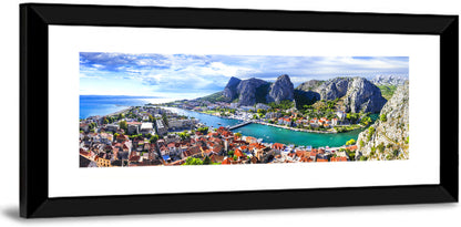 Omiš Cetina River Mouth Canyon View Wall Art