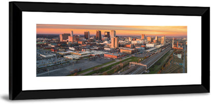 Birmingham Golden Hour Skyline Wall Art