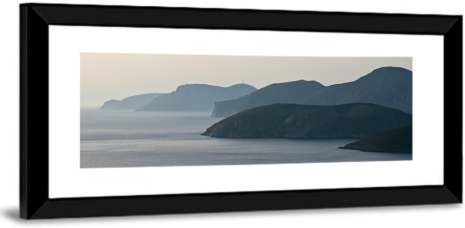 Kalymnos Shore at Blue Hour Wall Art