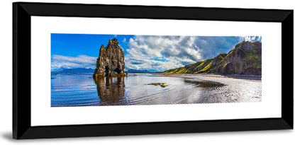 Hvítserkur Sea Stack at Sunset Wall Art