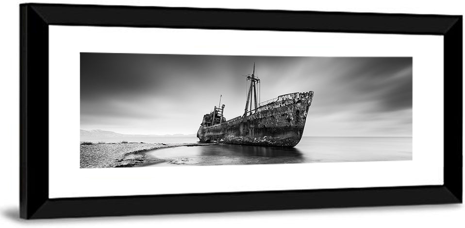 Dimitrios Shipwreck, Gytheio Wall Art