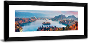 Bled Lake Sunset Wall Art