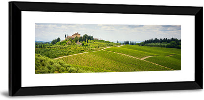 Chianti Vineyards Hills Wall Art