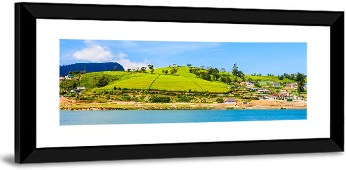 Lake Gregory Landscape Wall Art as a framed print