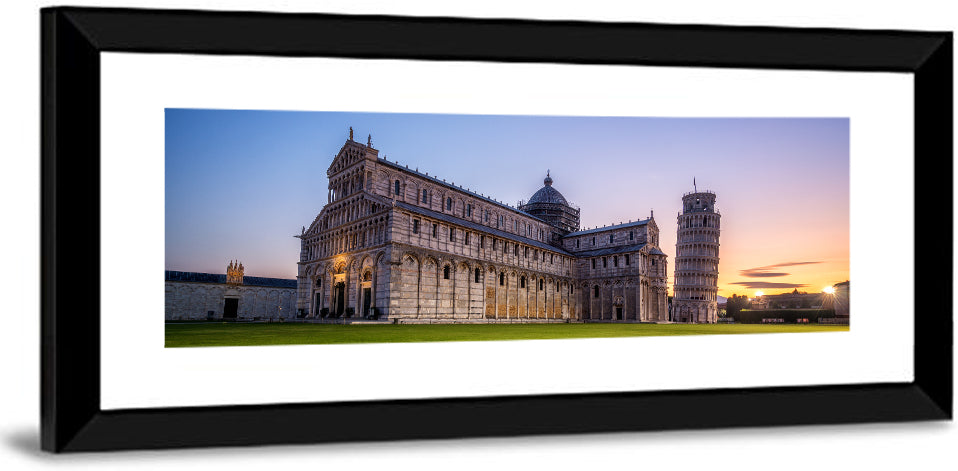 Leaning Tower of Pisa at Dusk Wall Art