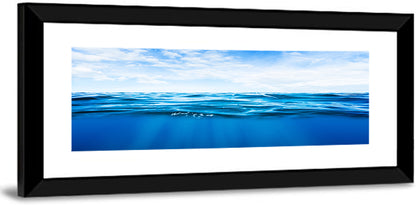 Split-level Ocean Sunlight Wall Art