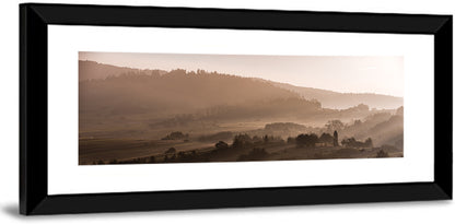 Misty Morning Lake Czorszczynskie Wall Art