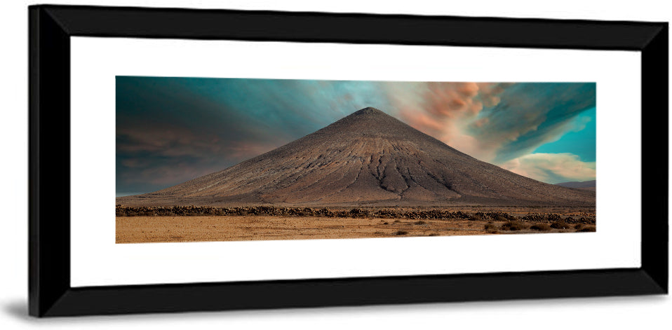 Volcanic Cone at Golden Hour Wall Art