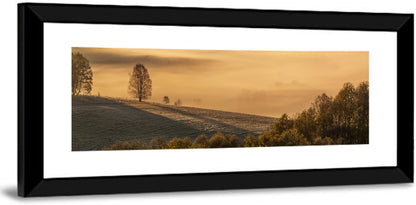 Misty Valley Morning Light Wall Art