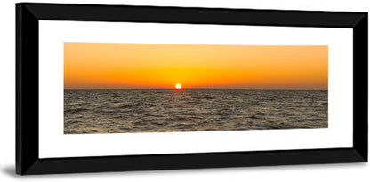 Golden Sunset Over Lake Ijssel Wall Art
