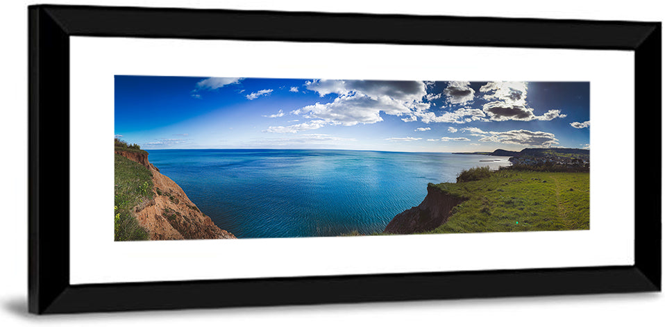 Sidmouth Cliffs and Sea View Wall Art