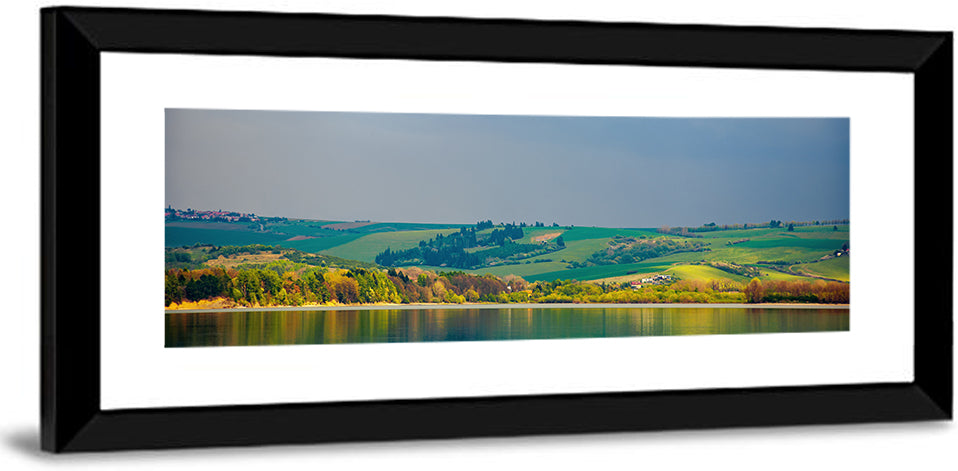 Liptovska Mara Lake Reflection Wall Art