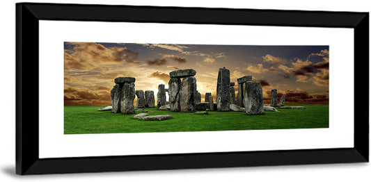 Stonehenge Sunset Wall Art