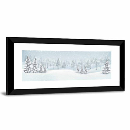 Winter Wonderland Illustration Wall Art