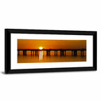 Lake Pontchartrain Causeway Sunset Wall Art