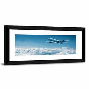 Airplane Above Clouds Wall Art