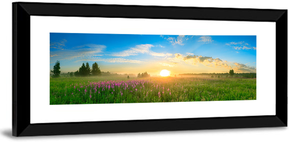 Fireweed Meadow Sunrise Wall Art
