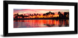 Hawaii Resort Sunset Wall Art