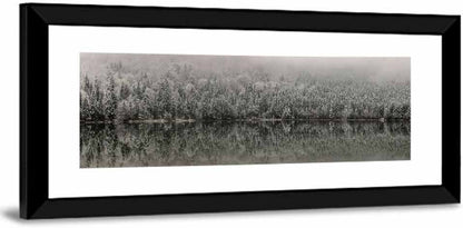 Saint Anna Lake Winter Fog Wall Art