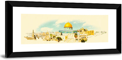 Golden Dome of the Rock, Jerusalem Wall Art
