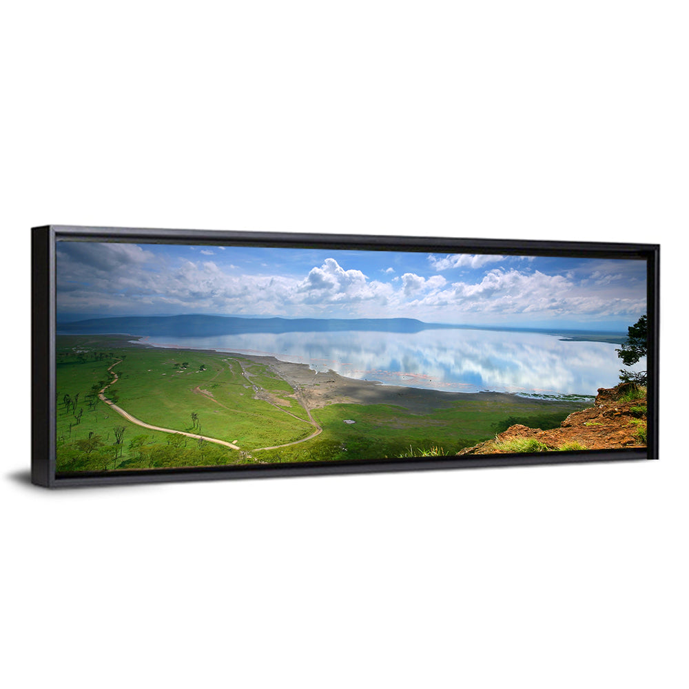 Lake Nakuru Cliffside Reflection Wall Art