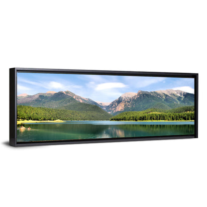 Mission Mountain Lake Reflection Wall Art