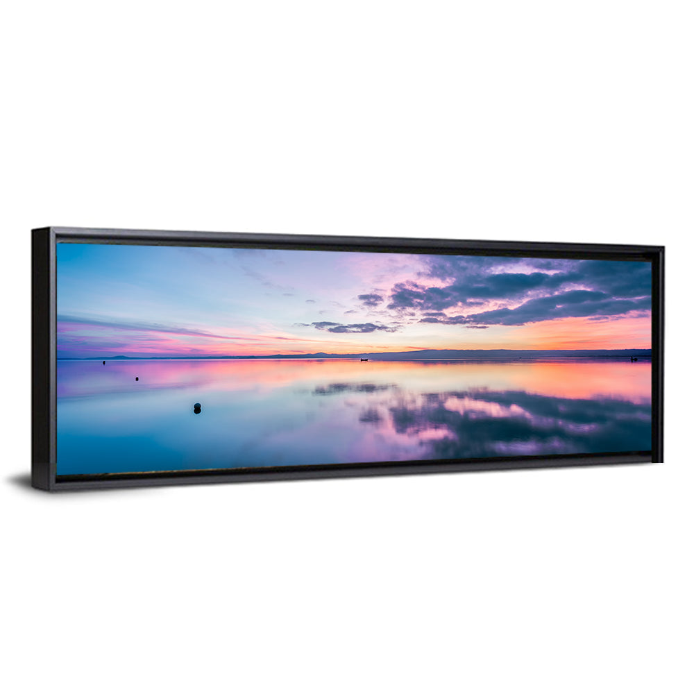 Lake Bolsena Sunset Reflection Wall Art