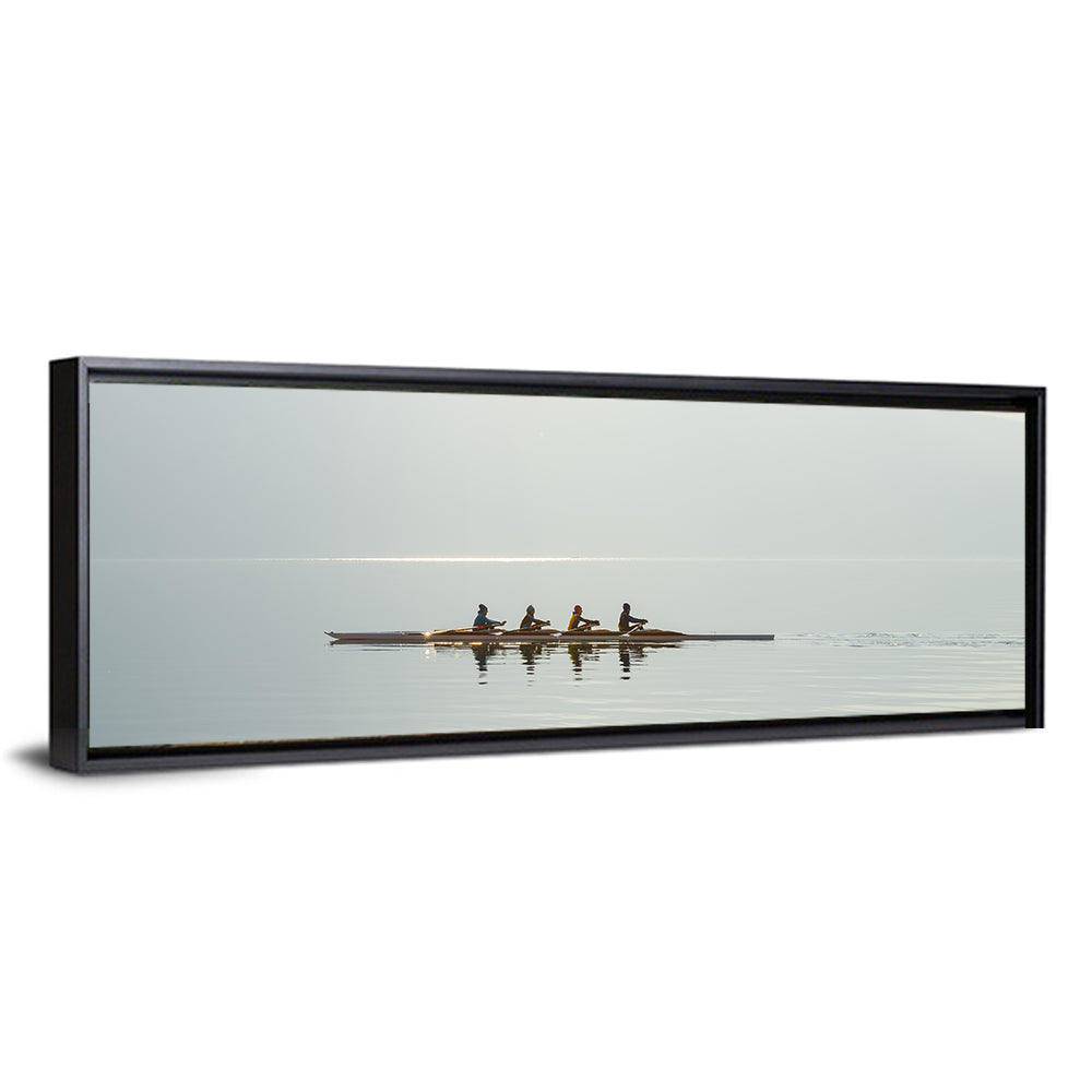 Four Rowers on Lake Lugano Wall Art