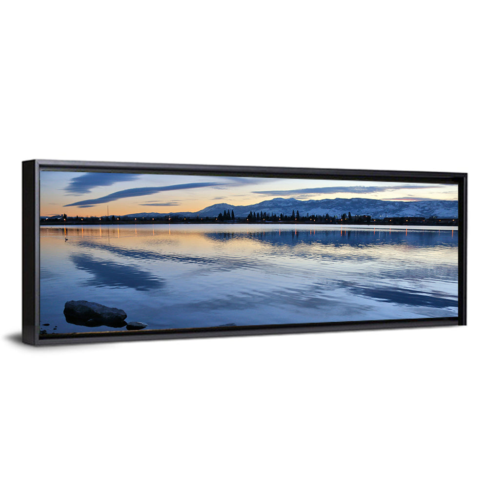 Sparks Marina Twilight Reflection Wall Art