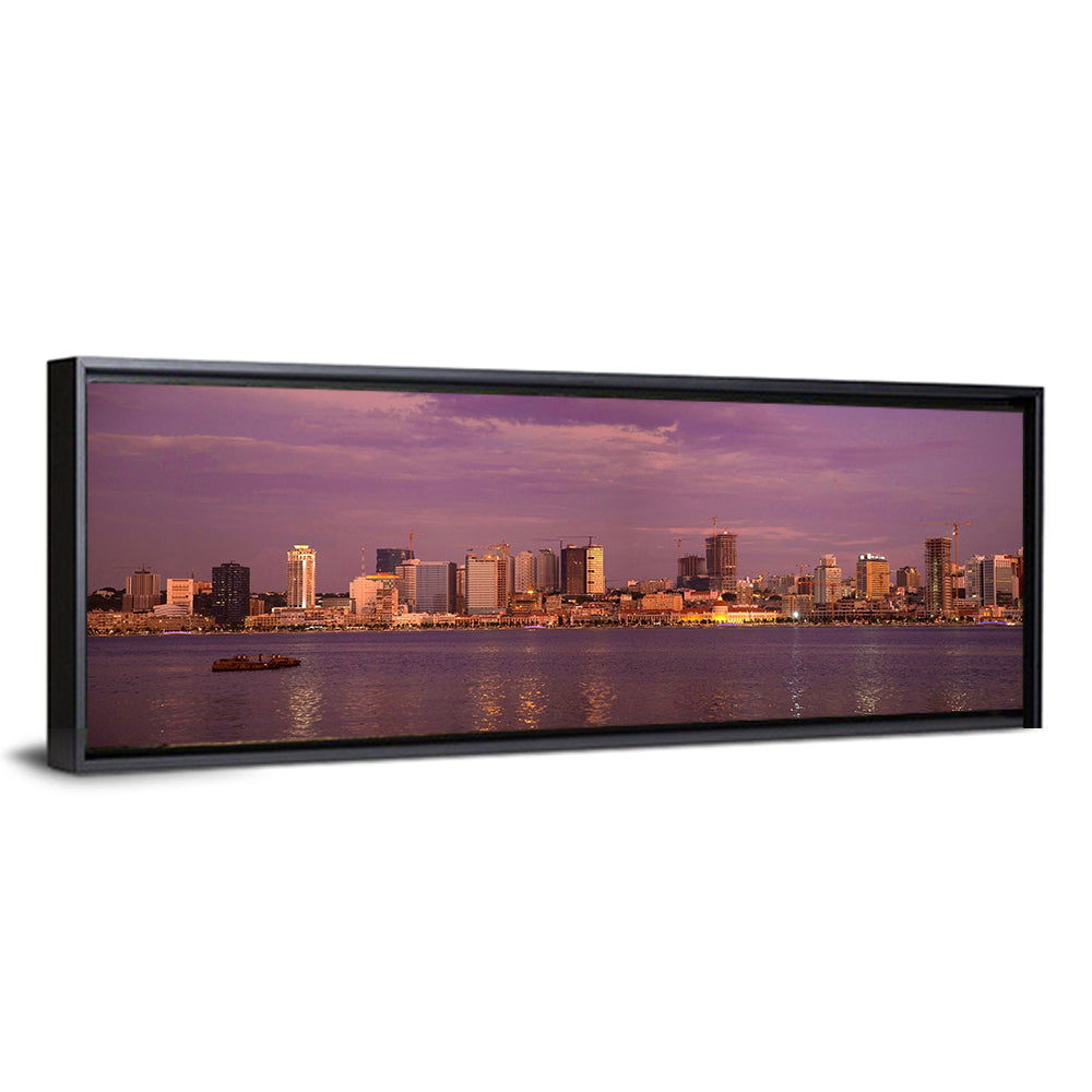 Luanda Skyline at Dusk Wall Art