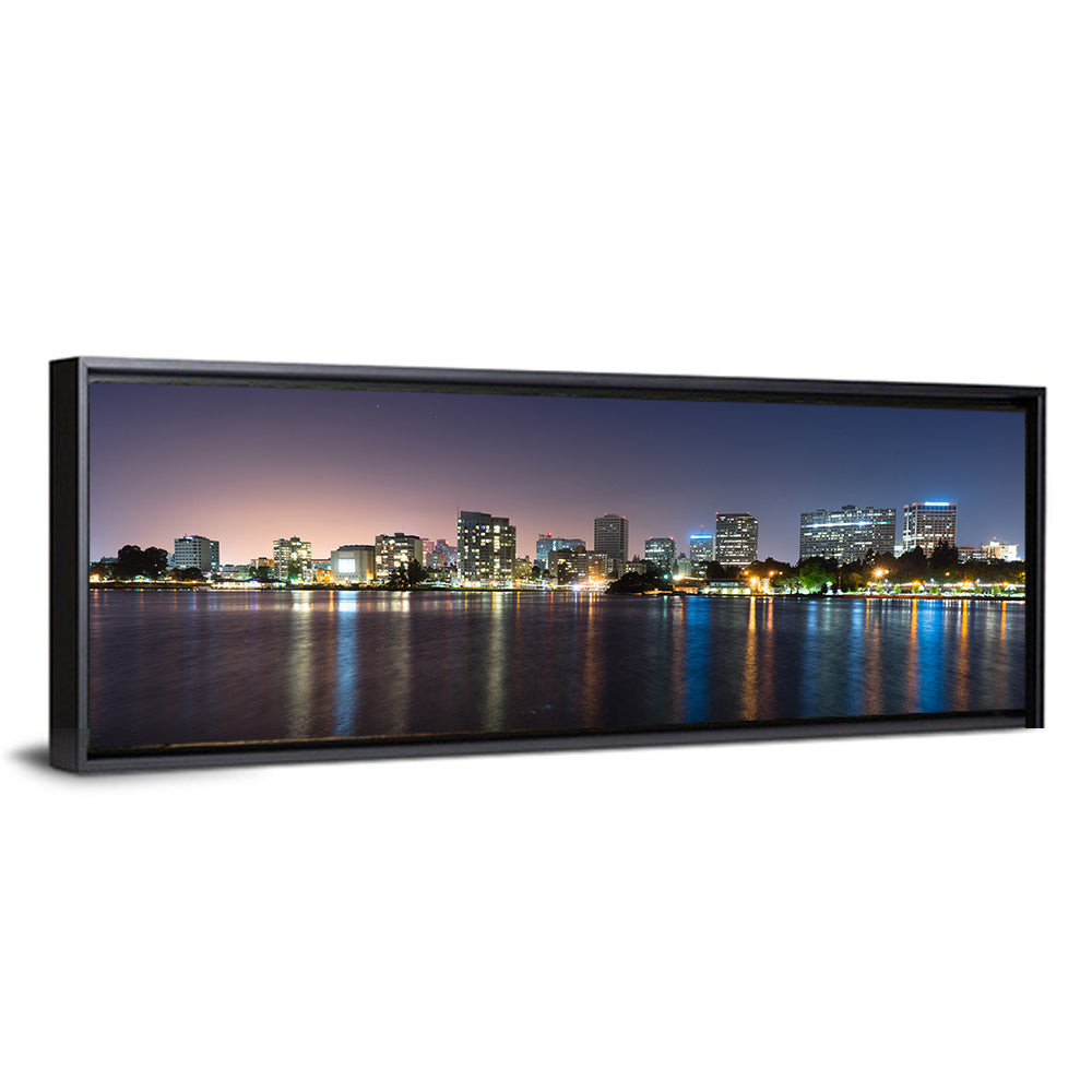 Oakland Skyline Over Lake Merritt Wall Art
