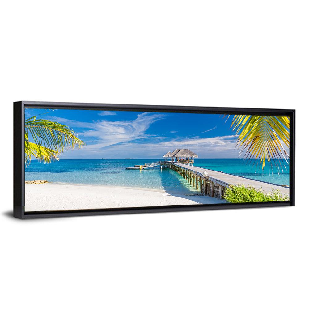 Maldives Overwater Pier Wall Art