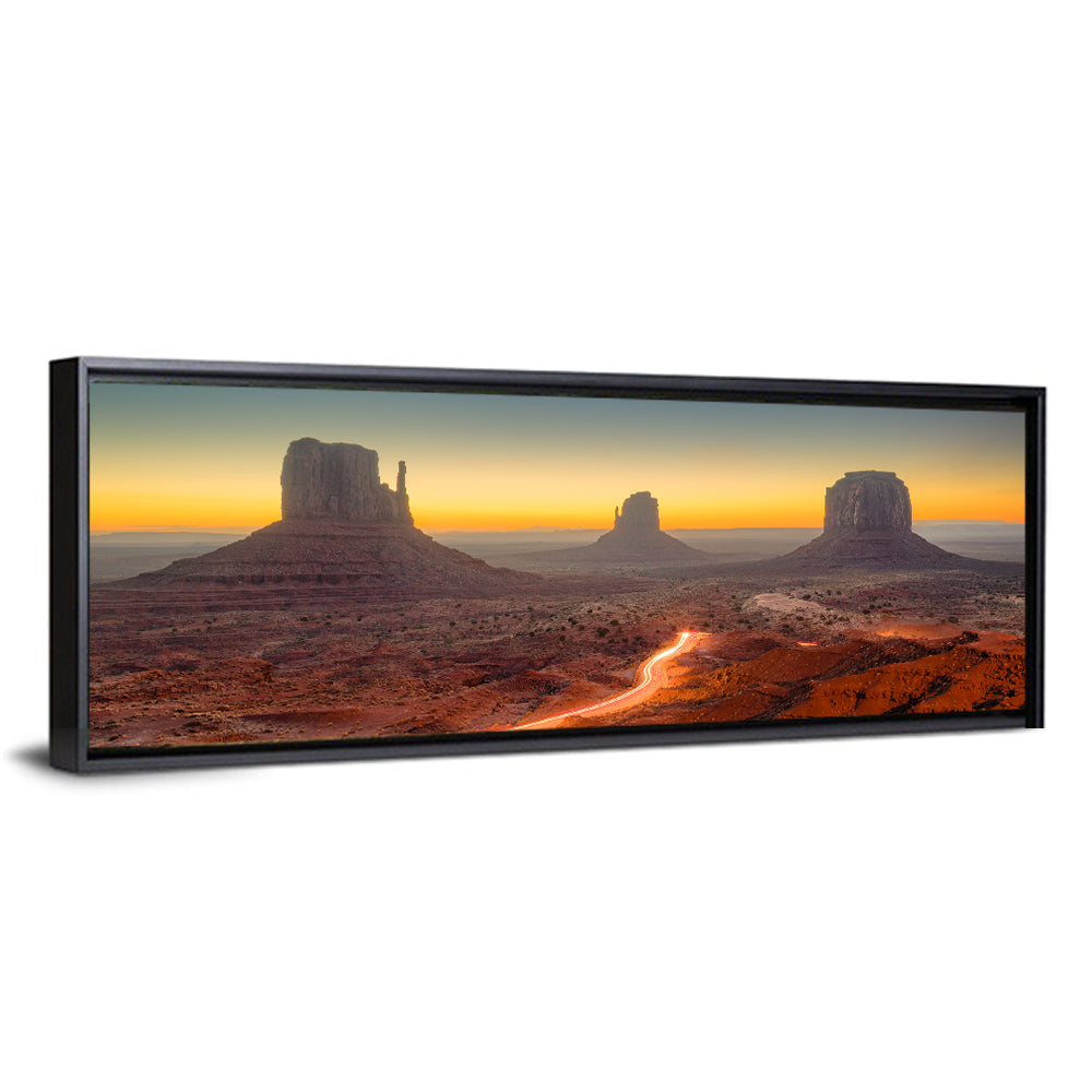 Monument Valley Golden Horizon Wall Art