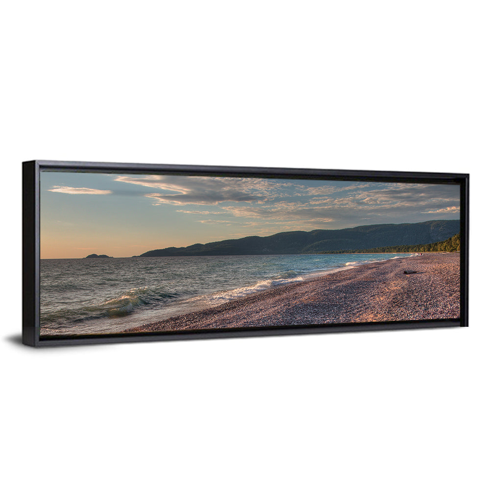 Lake Superior Pebble Beach Wall Art