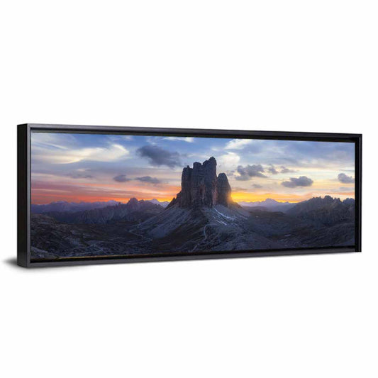 Tre Cime Di Lavaredo at Sunset Wall Art