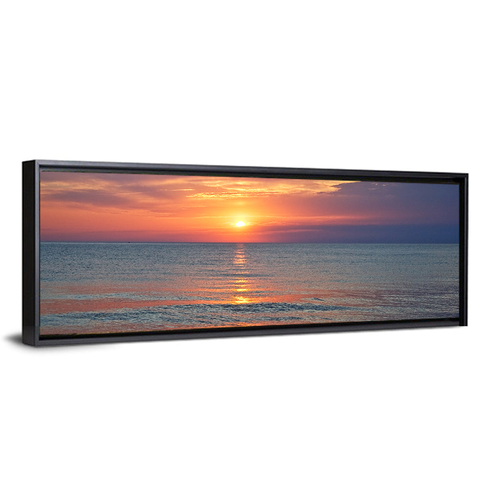 Lake Michigan Sunset Reflection Wall Art