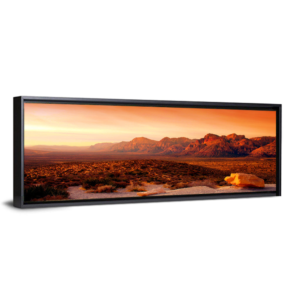 Red Rock Canyon Sunset Wall Art
