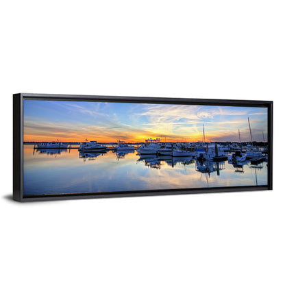 Marina at Golden Hour Wall Art