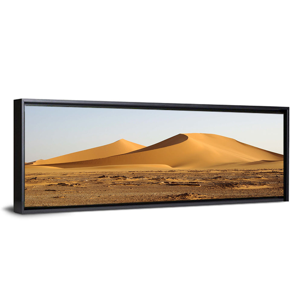 Golden Hour Desert Dunes Wall Art