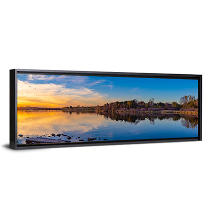 Zorinsky Lake Golden Hour Wall Art