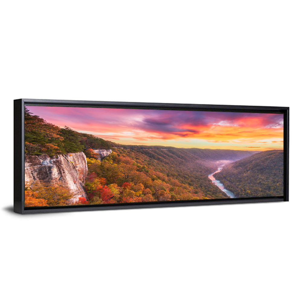 New River Gorge Sunset Wall Art
