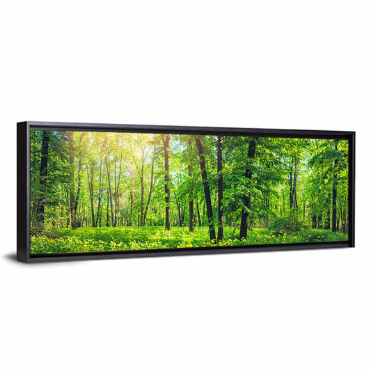 Summer Green Forest Wall Art