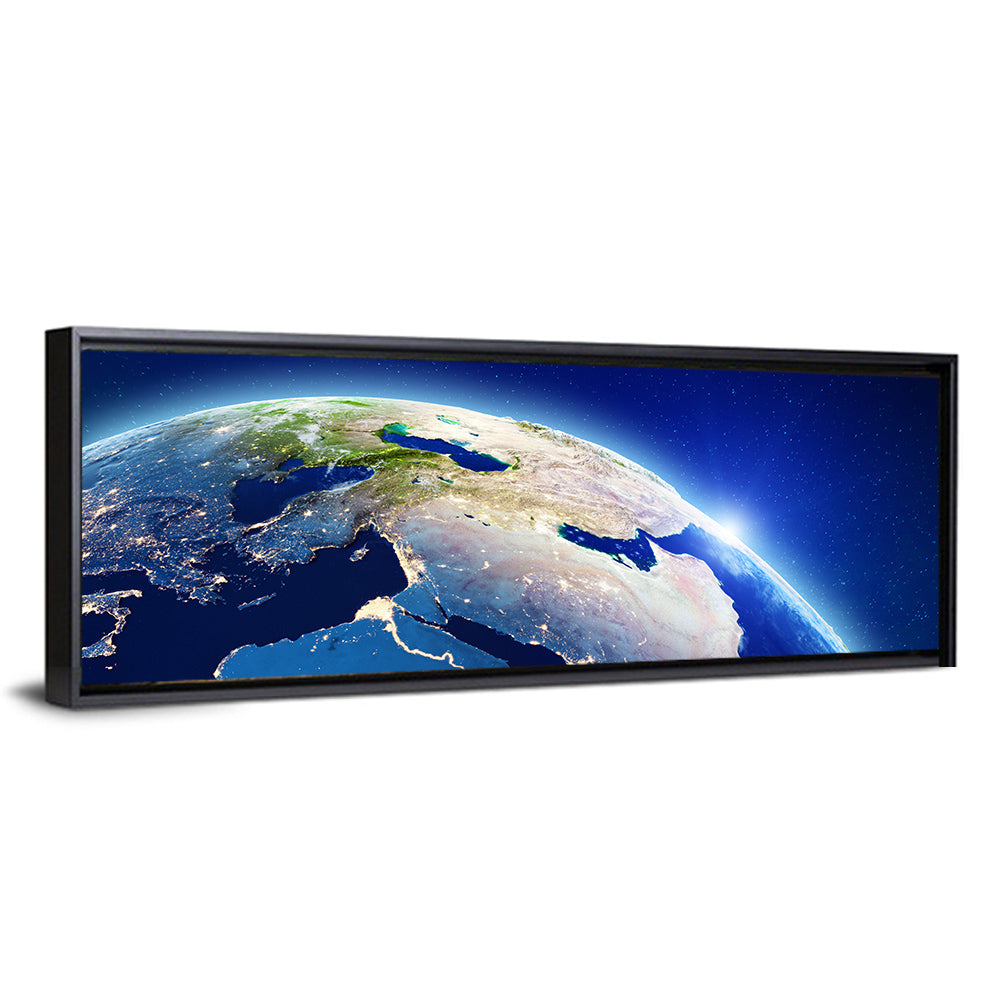Middle East from Orbit Wall Art