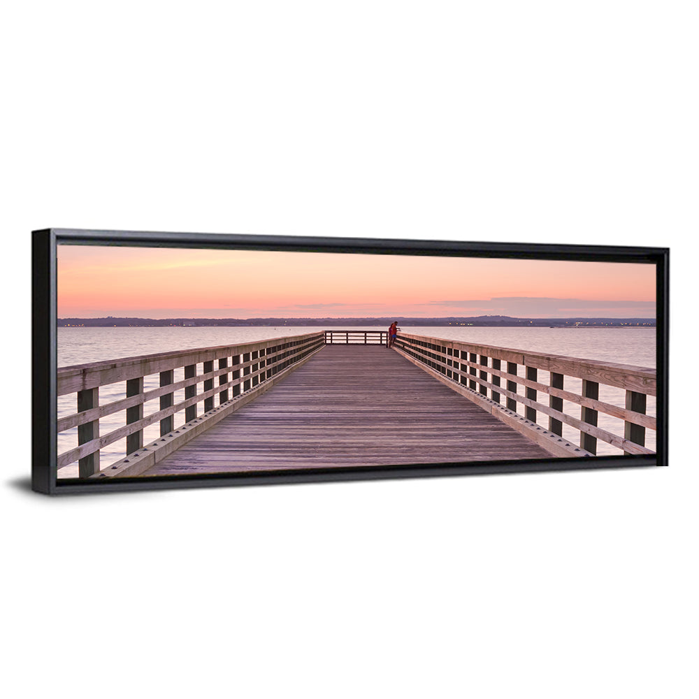 New Haven Wooden Pier Wall Art